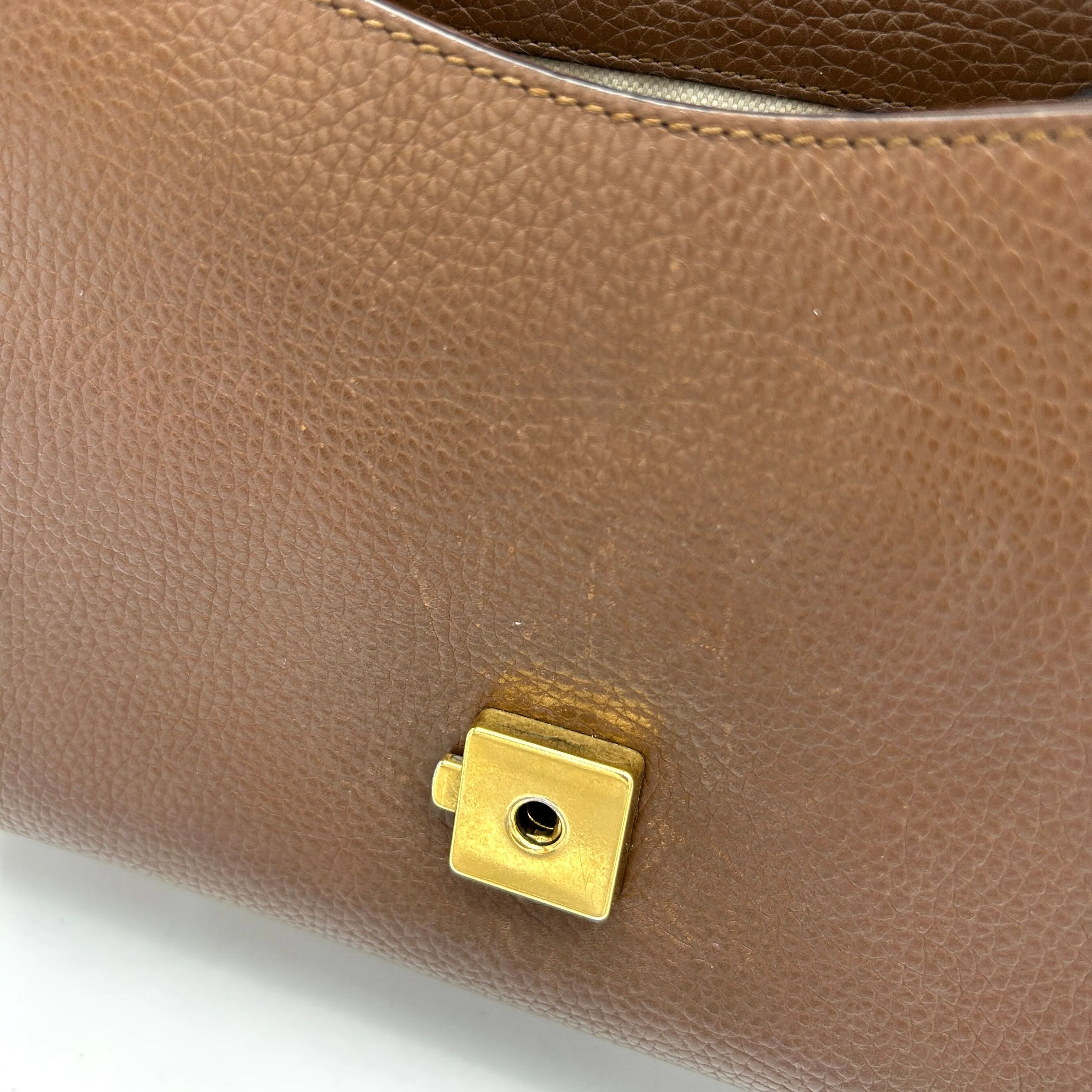GUCCI Calfskin Mini Pearly GG Marmont Top Handle Bag Porcelain Rose LA24717