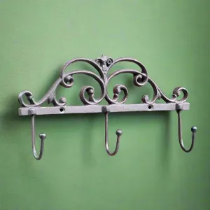 Hook Ornate French Country Cast Iron