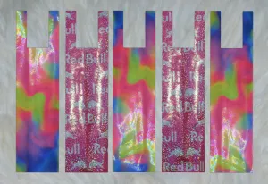 Hot Pink Wing Holographic X Neon Swirl Mane Bags Set of 5
