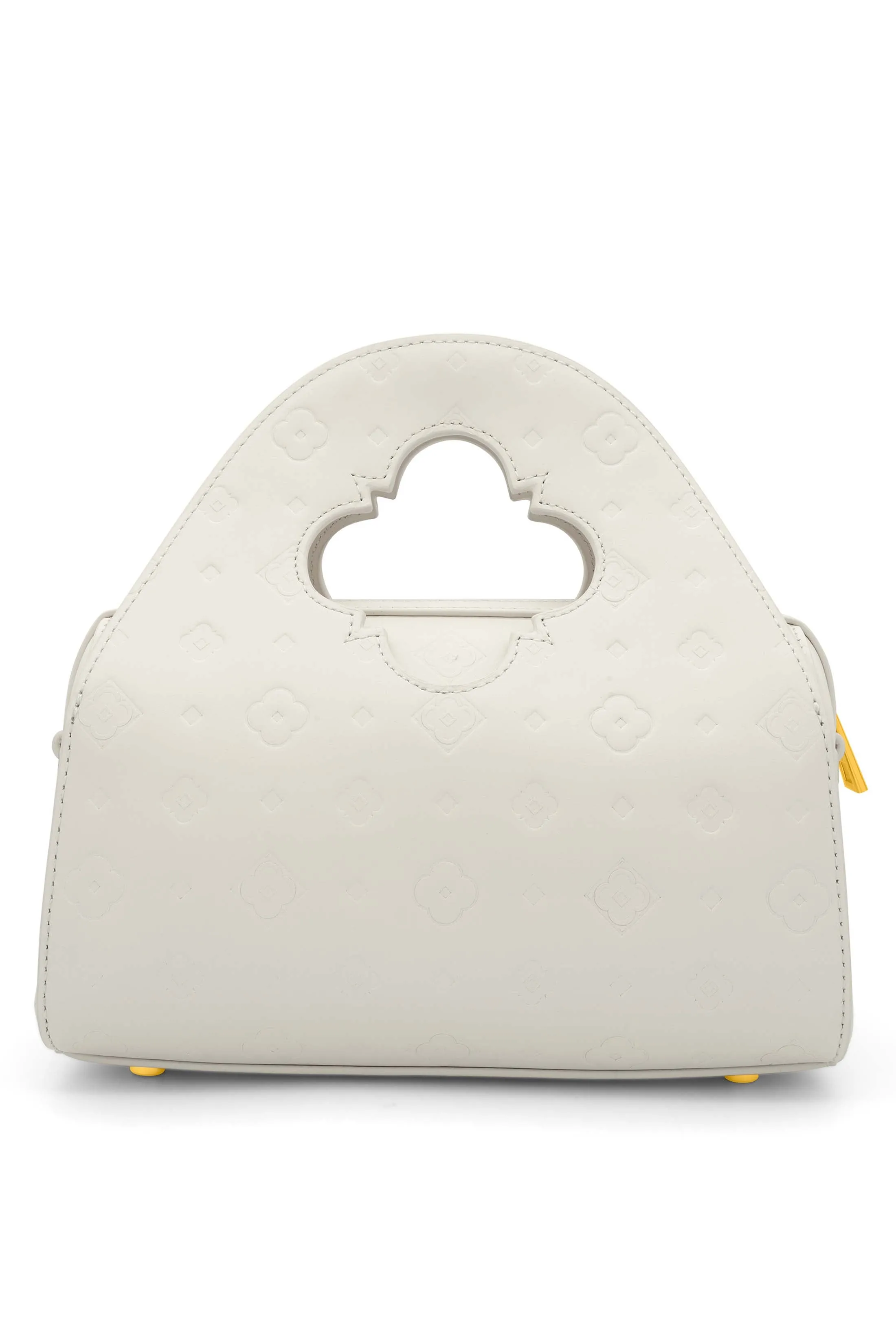Ġiġi's Embossed Leather White Bag