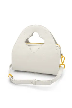 Ġiġi's Embossed Leather White Bag