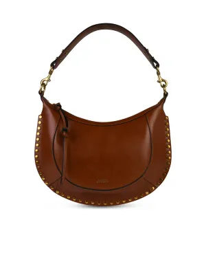 Isabel Marant 'Naoko' Brown Lear Crossbody Bag