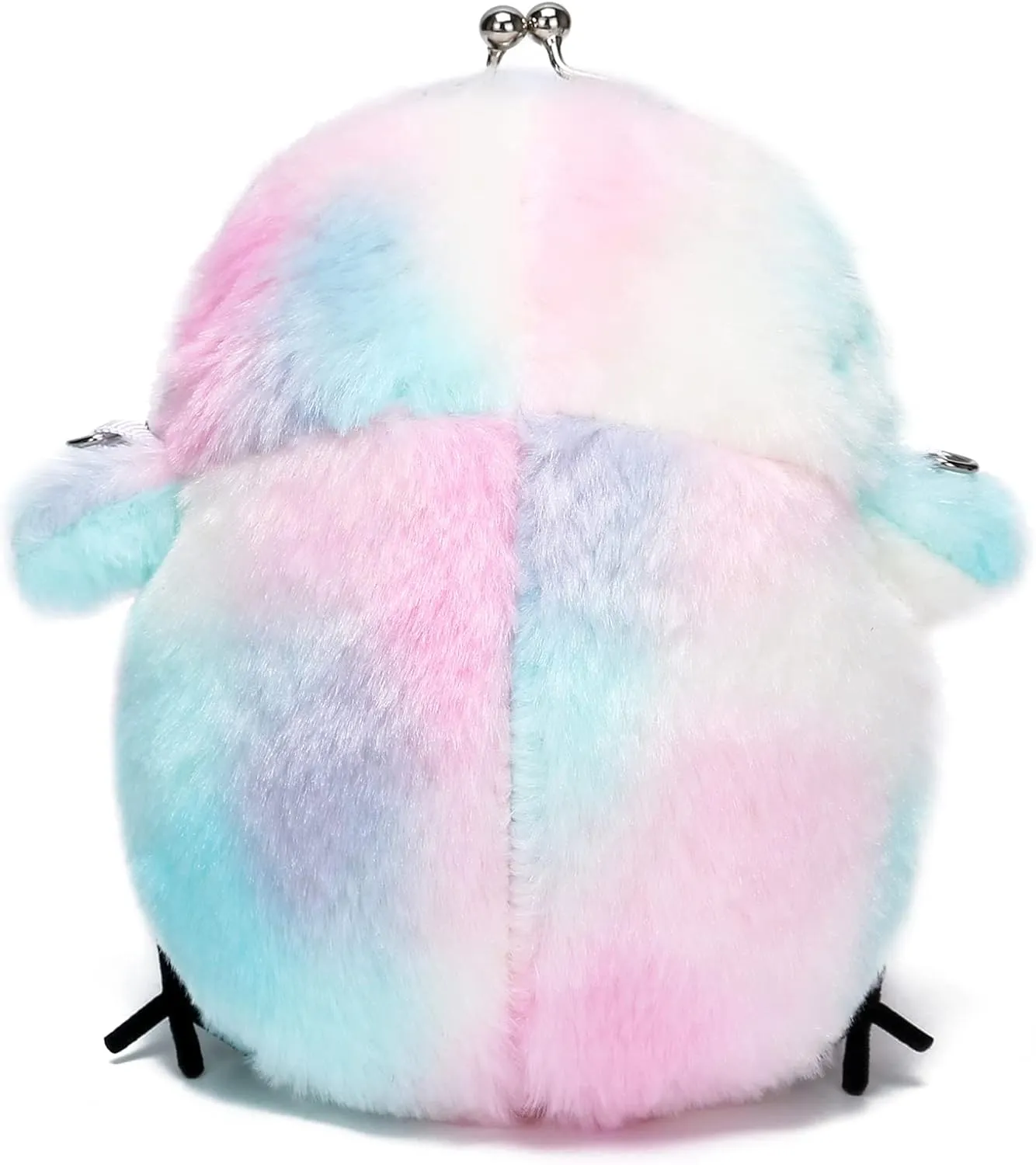 JHVYF Women Cute Plush Crossbody Bag Chic Small Shoulder Purse Cell Phone Wallet For Girls