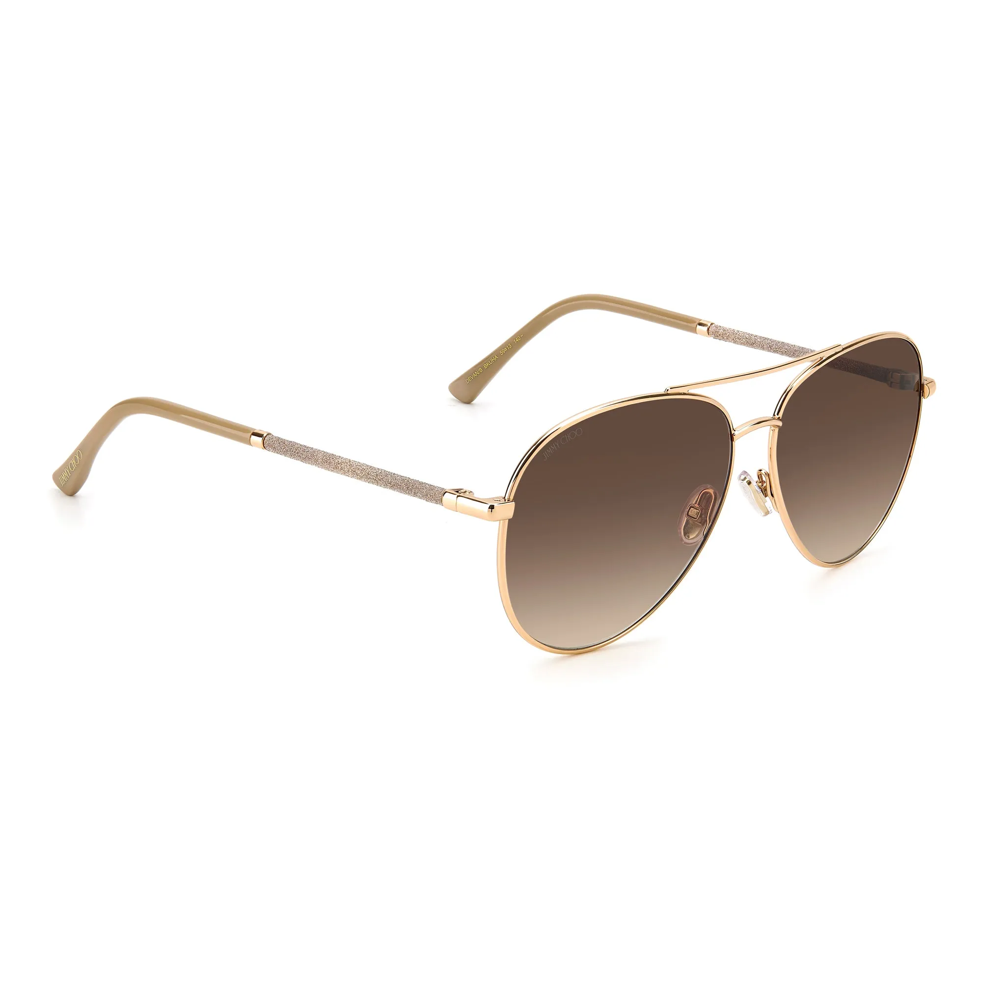 Jimmy Choo DEVAN/S BKU 59HA (JC13)Unisex Gold Nude
