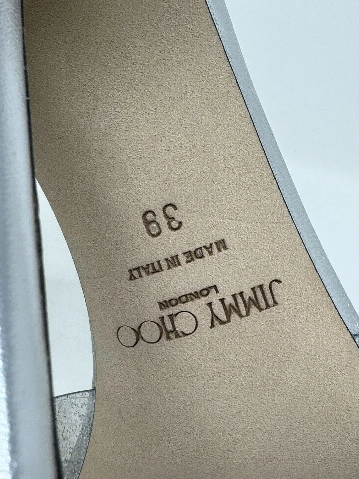 JIMMY CHOO Womens Silver Glitter Saeda 100 Square Toe Stiletto Heeled Sandal 39