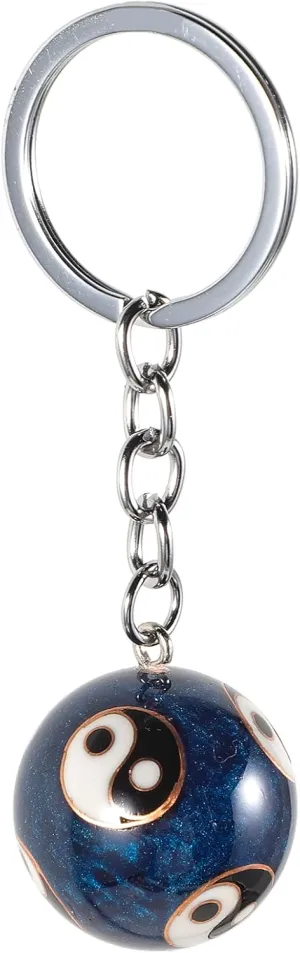 Key Ring The Keychain Eight Diagrams Ball Hanging Pendants Key Decors Key Hanging Decors Ball Keyring Charms Decorative Ball Spherical Enamel Travel
