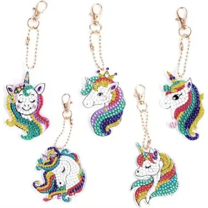 Keyring - Unicorn x 5