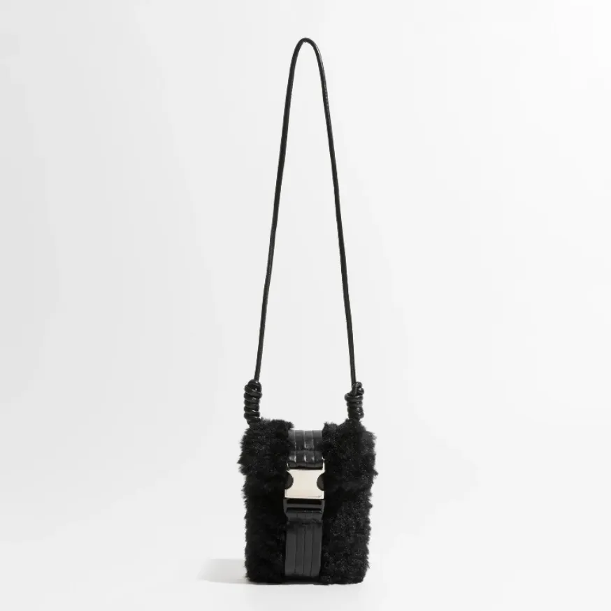 Kith Mini Faux Fur Phone Pouch