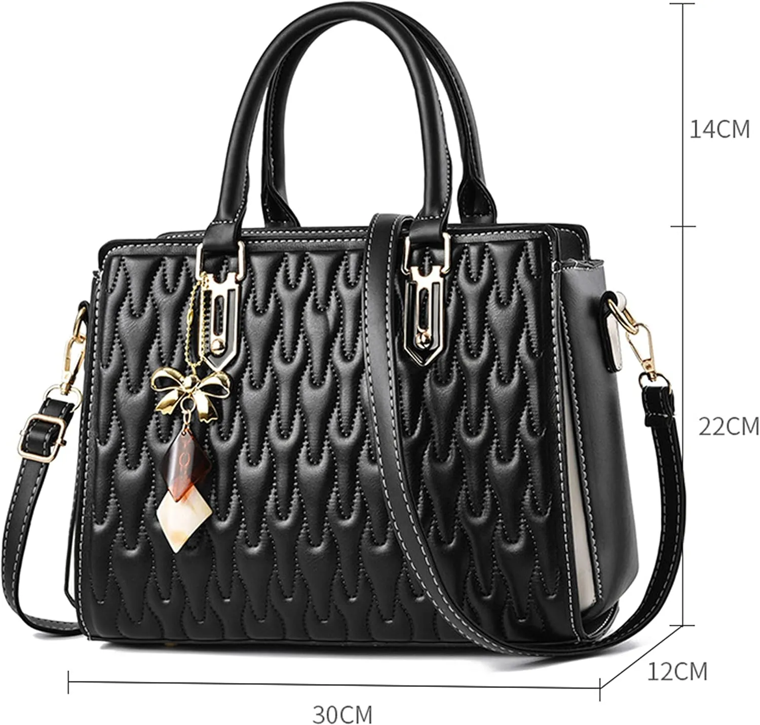 Ladies Soft Embossed Bags Women Handbags Large Capacity Tote Bag Leather Ladies Shoulder Bags