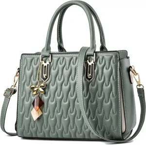 Ladies Soft Embossed Bags Women Handbags Large Capacity Tote Bag Leather Ladies Shoulder Bags