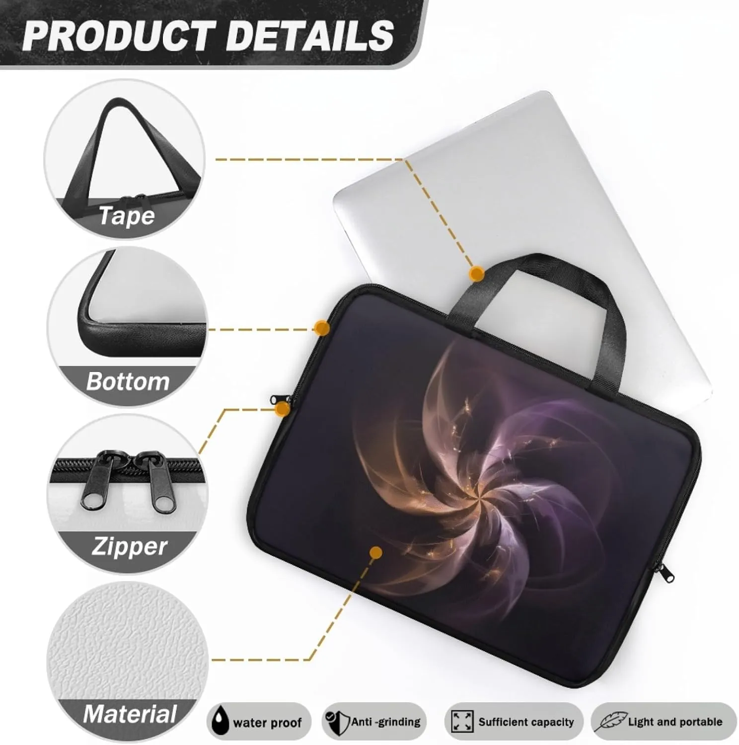 Laptop Bag for Women Men Computer Bag