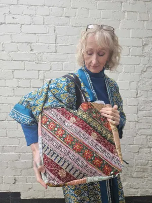 Large Patchwork Tote Bag