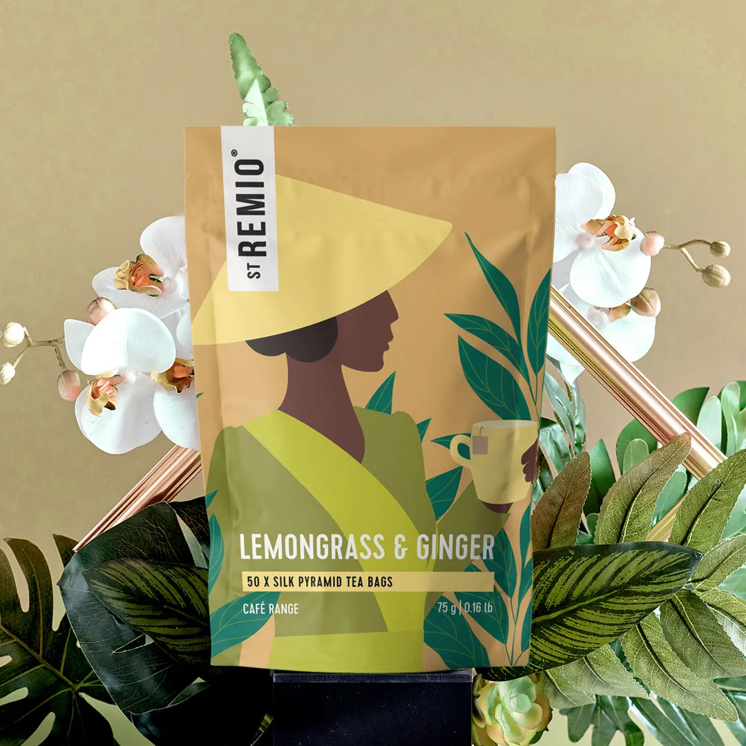 Lemongrass & Ginger Pyramid Tea Bags x 50