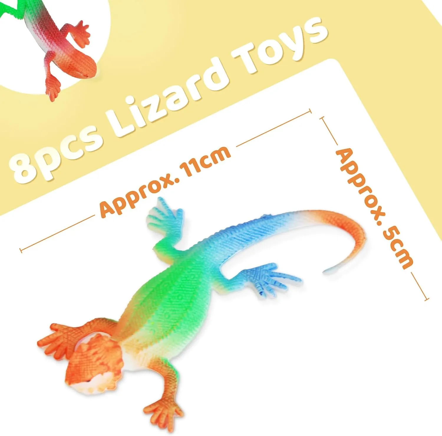Lizard Series -16pcs Temperature Color Changing Bath Toys,Water Table Toy for Easter Egg Fillers,Goodie Bags Fillers,Themed Party,Classroom Rewards,Carnival Prize, for Kids 3 