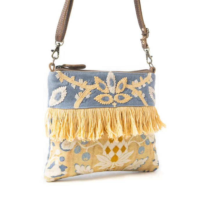 L'Monique Embroidered Crossbody Bag