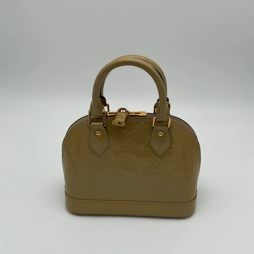 Louis Vuitton Vernis Alma BB Bag, Green