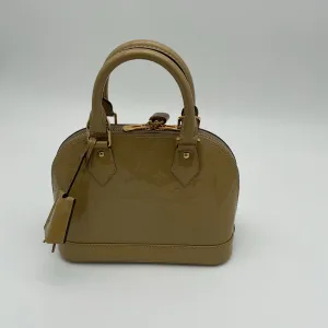 Louis Vuitton Vernis Alma BB Bag, Green
