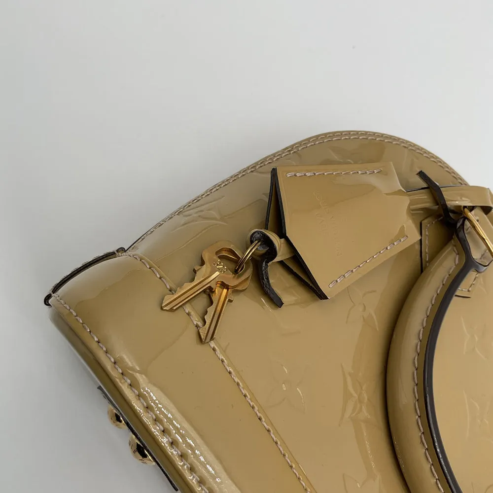Louis Vuitton Vernis Alma BB Bag, Green