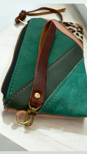 Lucky Green Wristlet