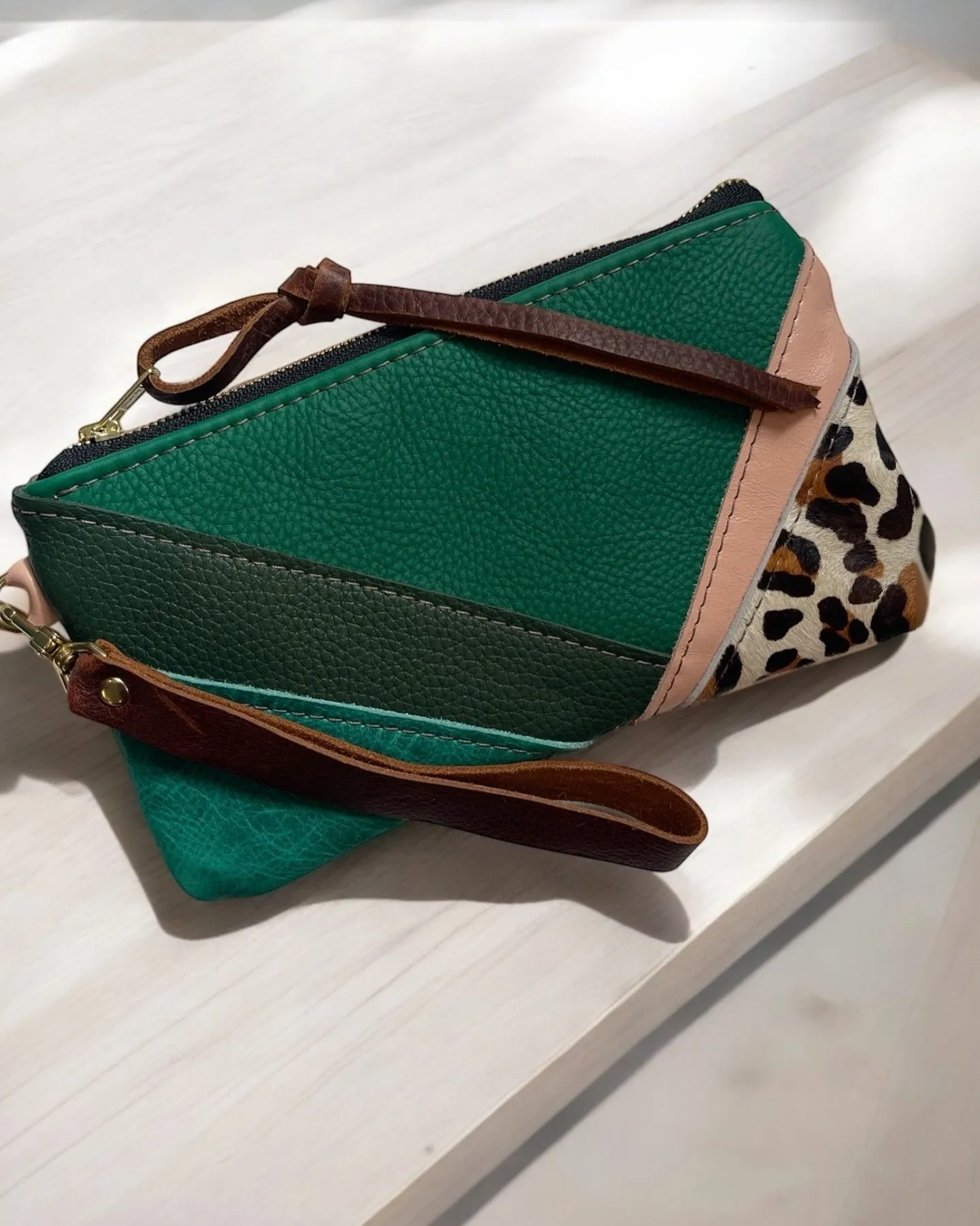 Lucky Green Wristlet