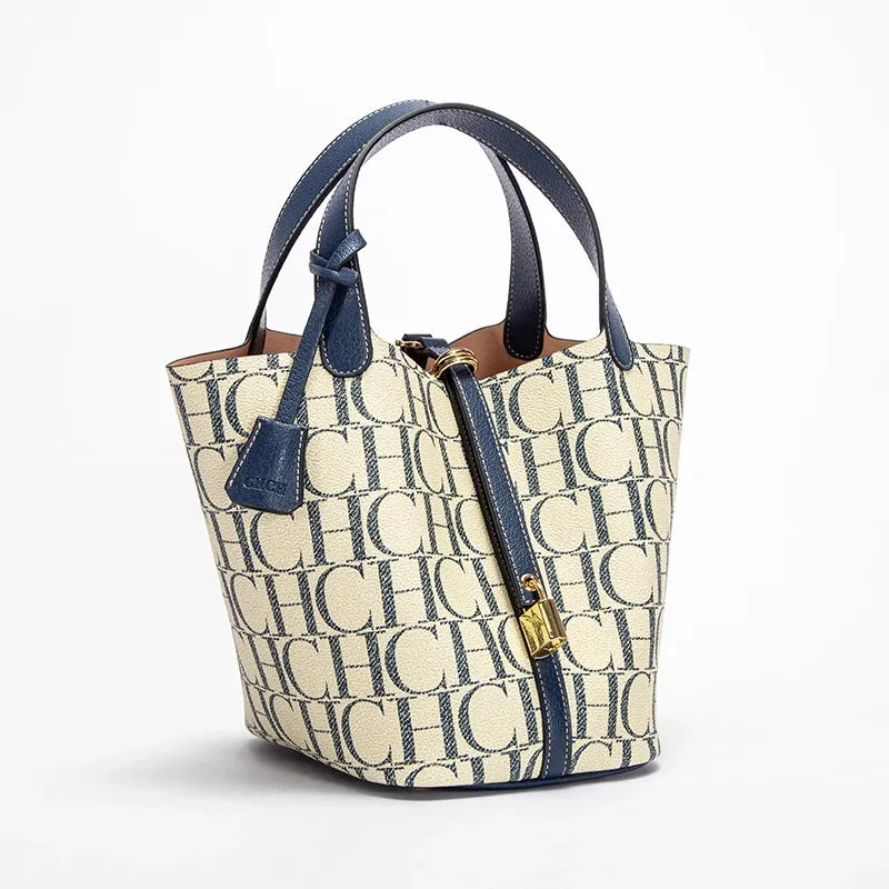 Luxury Brand Fashion Women's Handbag PVC Jacquard Texture Women's Shoulder Bag Large Capacity Commuter Travel Crossbody Bag