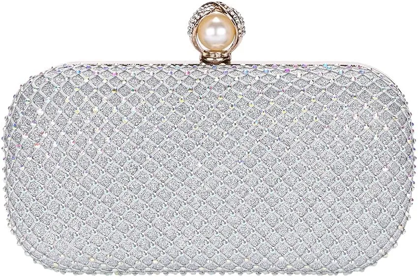 M106 Glitter Clutch Purse For Women Sparkly evening bags Prom Party Handbag Rose Gold