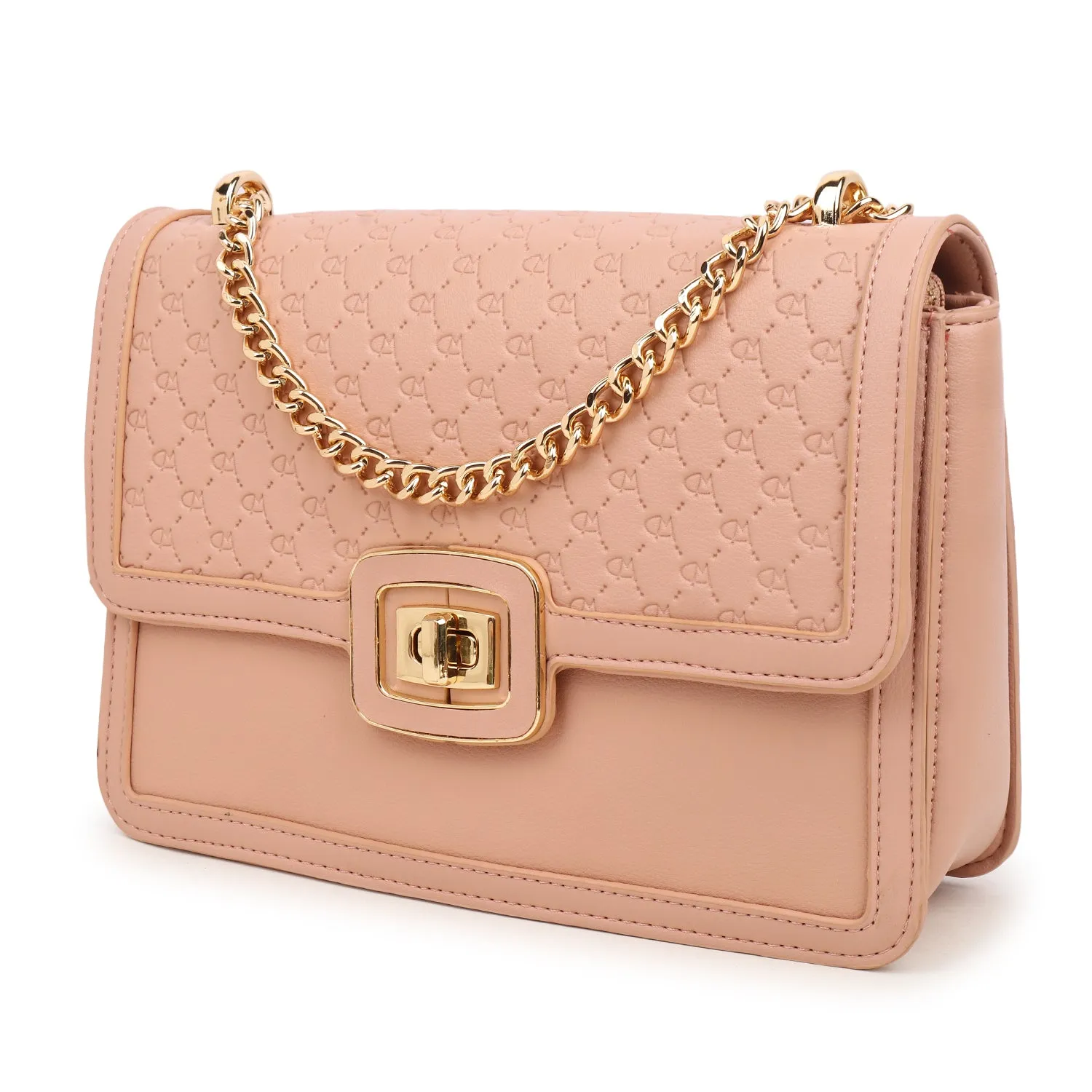 Magnolia Iris Sling Bag Pastel Pink