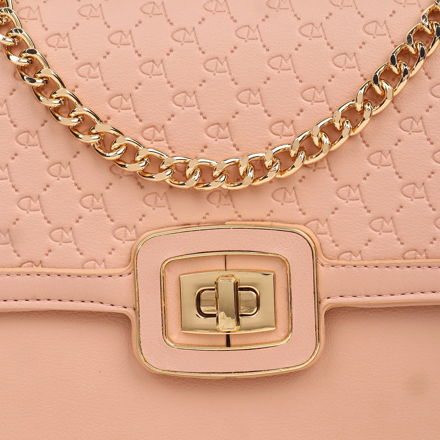 Magnolia Iris Sling Bag Pastel Pink