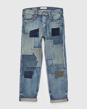 MG121 Boro Repair Selvedge Denim - Classic Straight Fit