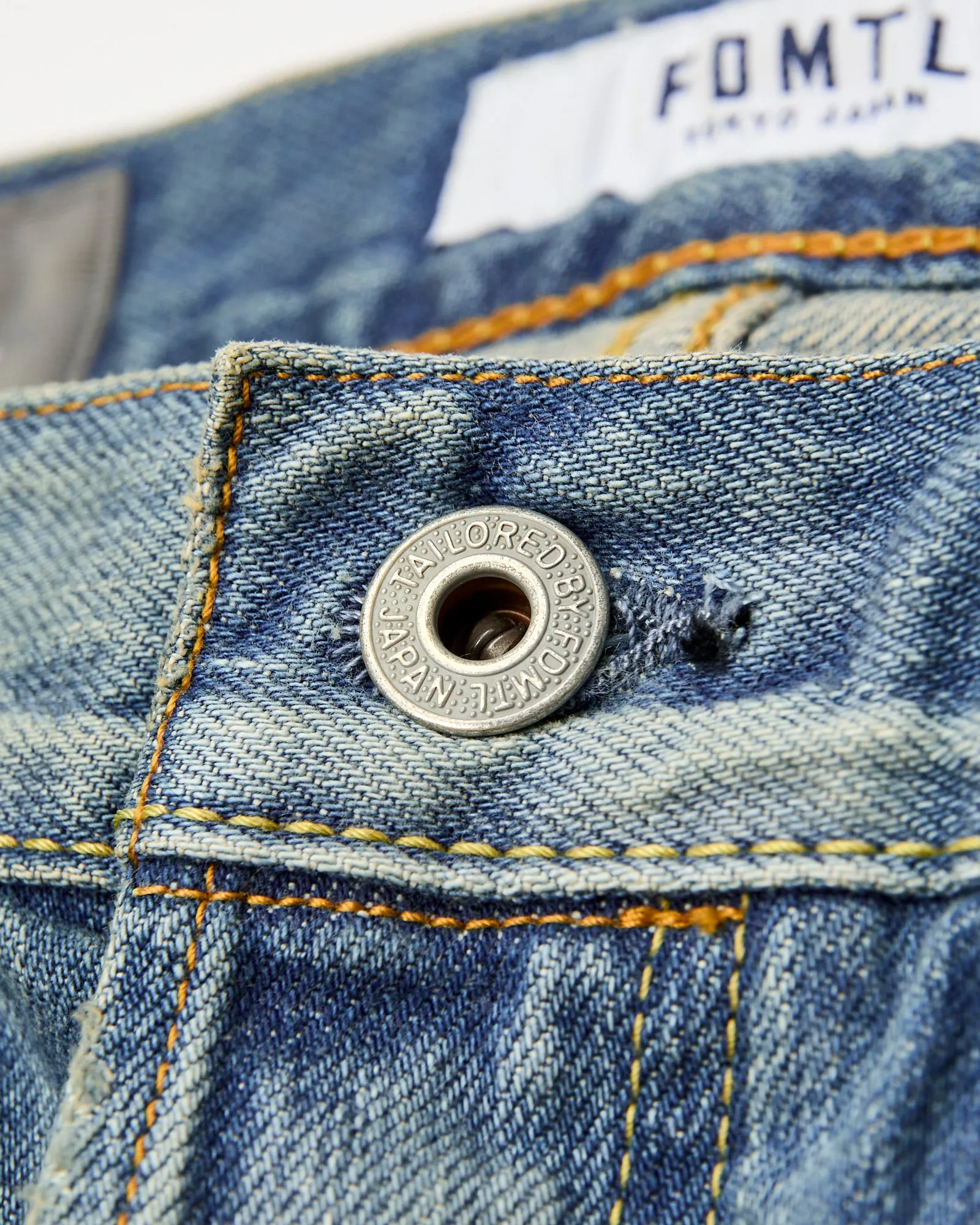 MG121 Boro Repair Selvedge Denim - Classic Straight Fit