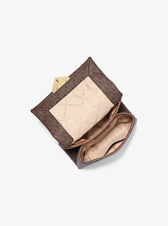 Micheal Kors Cece Small Logo Shoulder Bag Brown