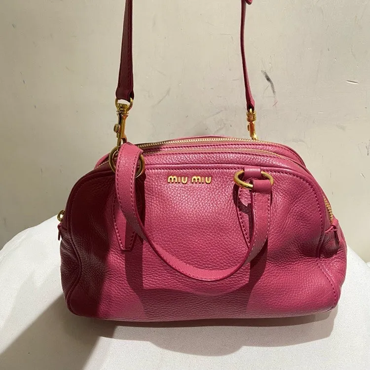 MiuMiu Pink Shoulder Bag - Classic Style