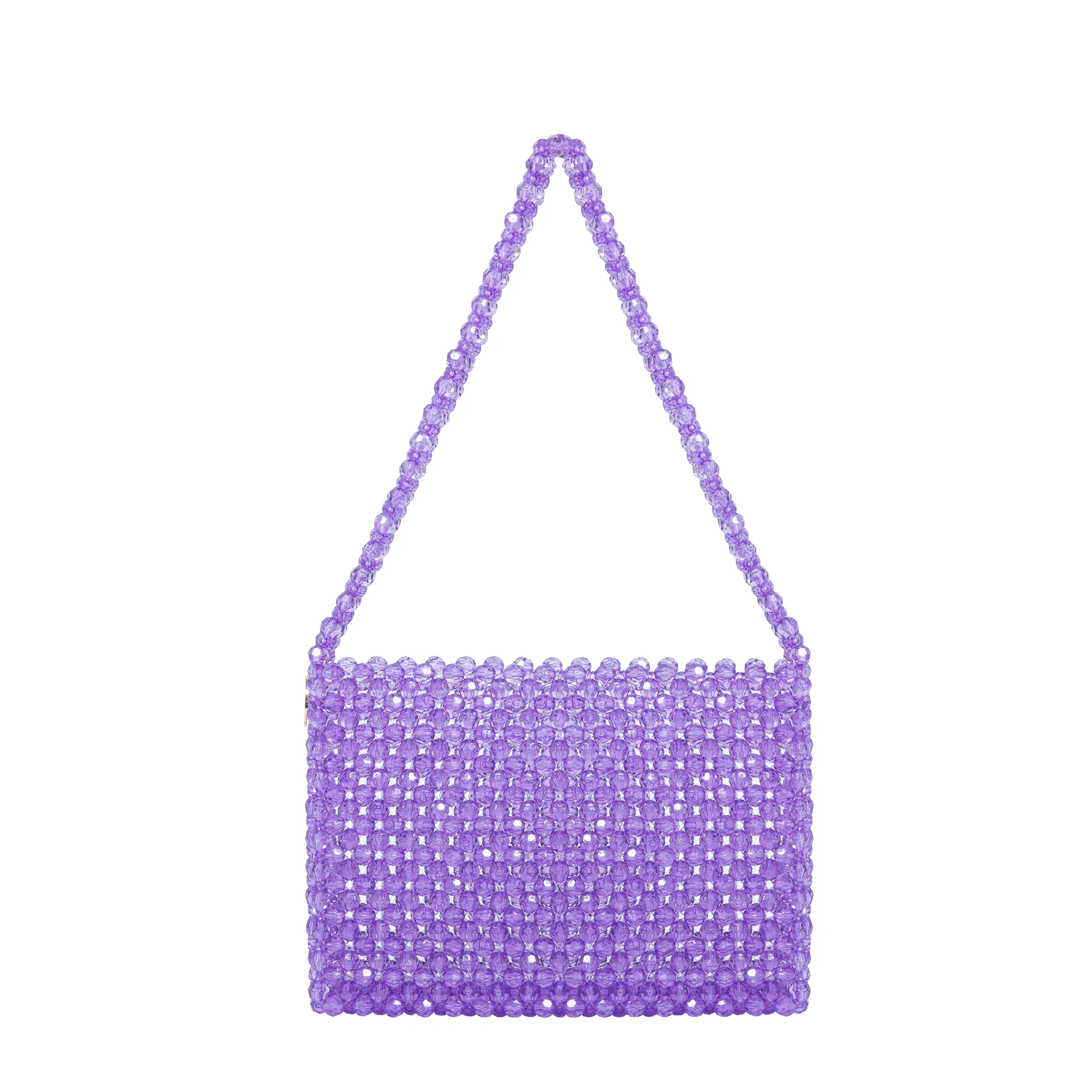 Multicolor Handmade Sparkly Beaded Shoulder Bag