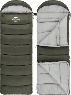 Naturehike Sleeping Bags for Adults, Cold Weather, Backpacking Lightweight Waterproof & Windproof, Backpacking Sleeping Bag for Camping Hiking Outdoor Travel 51.8℉-26.6℉