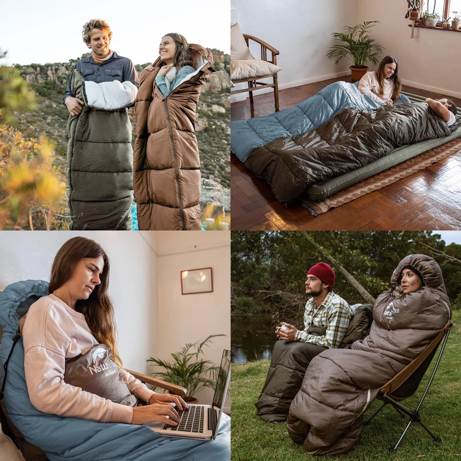Naturehike Sleeping Bags for Adults, Cold Weather, Backpacking Lightweight Waterproof & Windproof, Backpacking Sleeping Bag for Camping Hiking Outdoor Travel 51.8℉-26.6℉