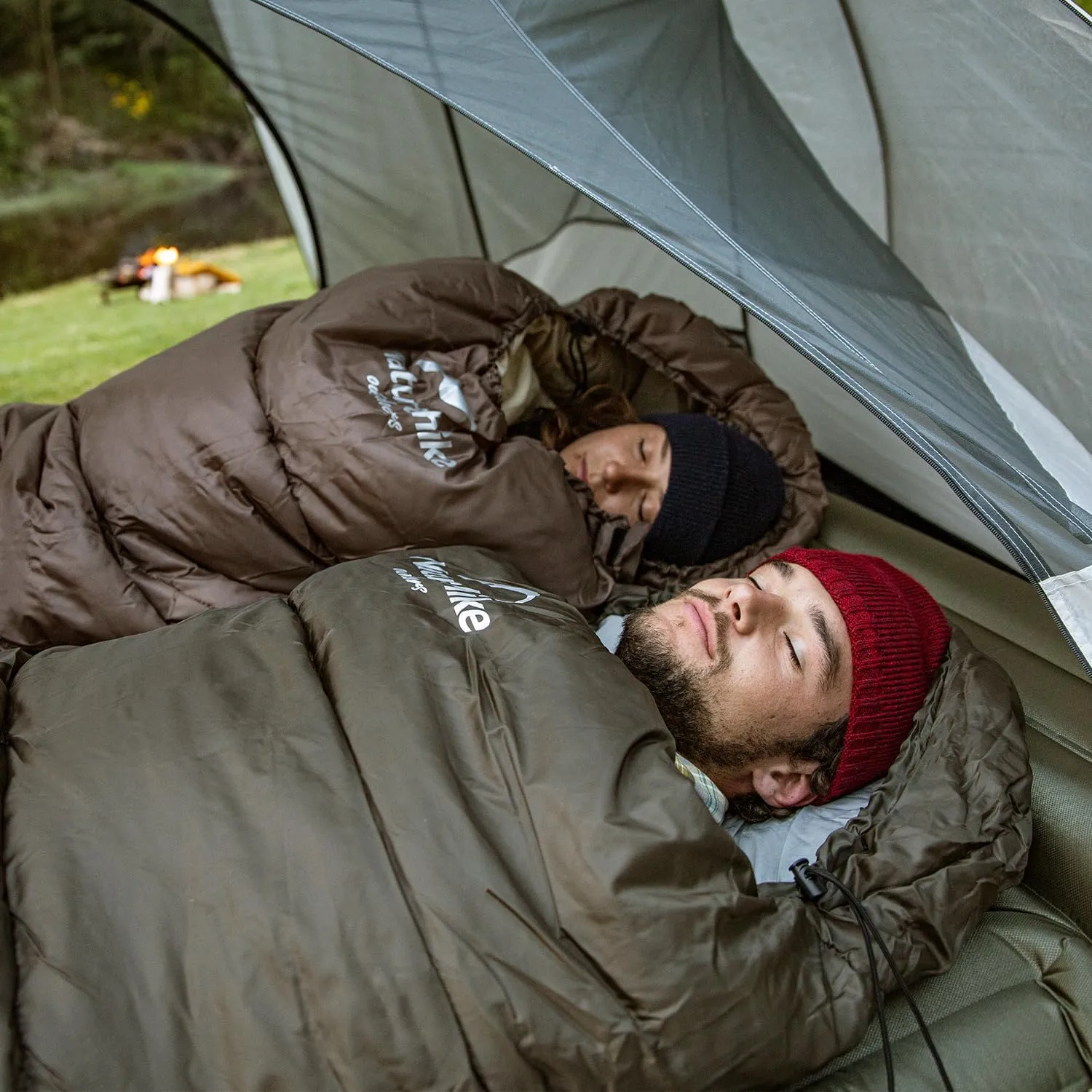 Naturehike Sleeping Bags for Adults, Cold Weather, Backpacking Lightweight Waterproof & Windproof, Backpacking Sleeping Bag for Camping Hiking Outdoor Travel 51.8℉-26.6℉