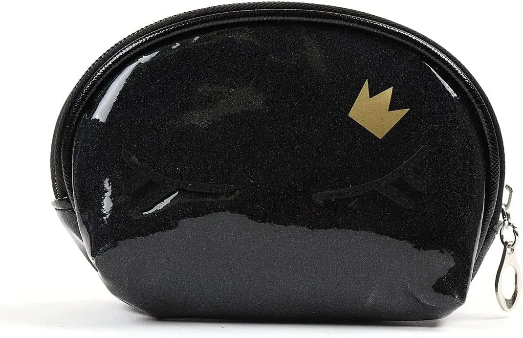Nollia: Women's Glittery Cosmetic & Toiletry Bags -3pc Makeup Bag Set