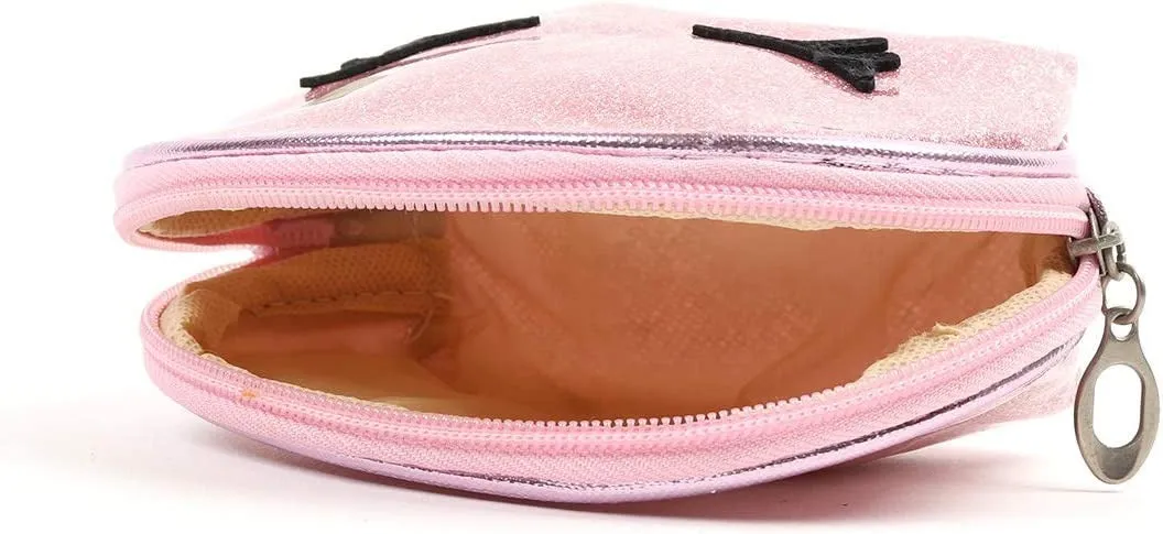 Nollia: Women's Glittery Cosmetic & Toiletry Bags -3pc Makeup Bag Set