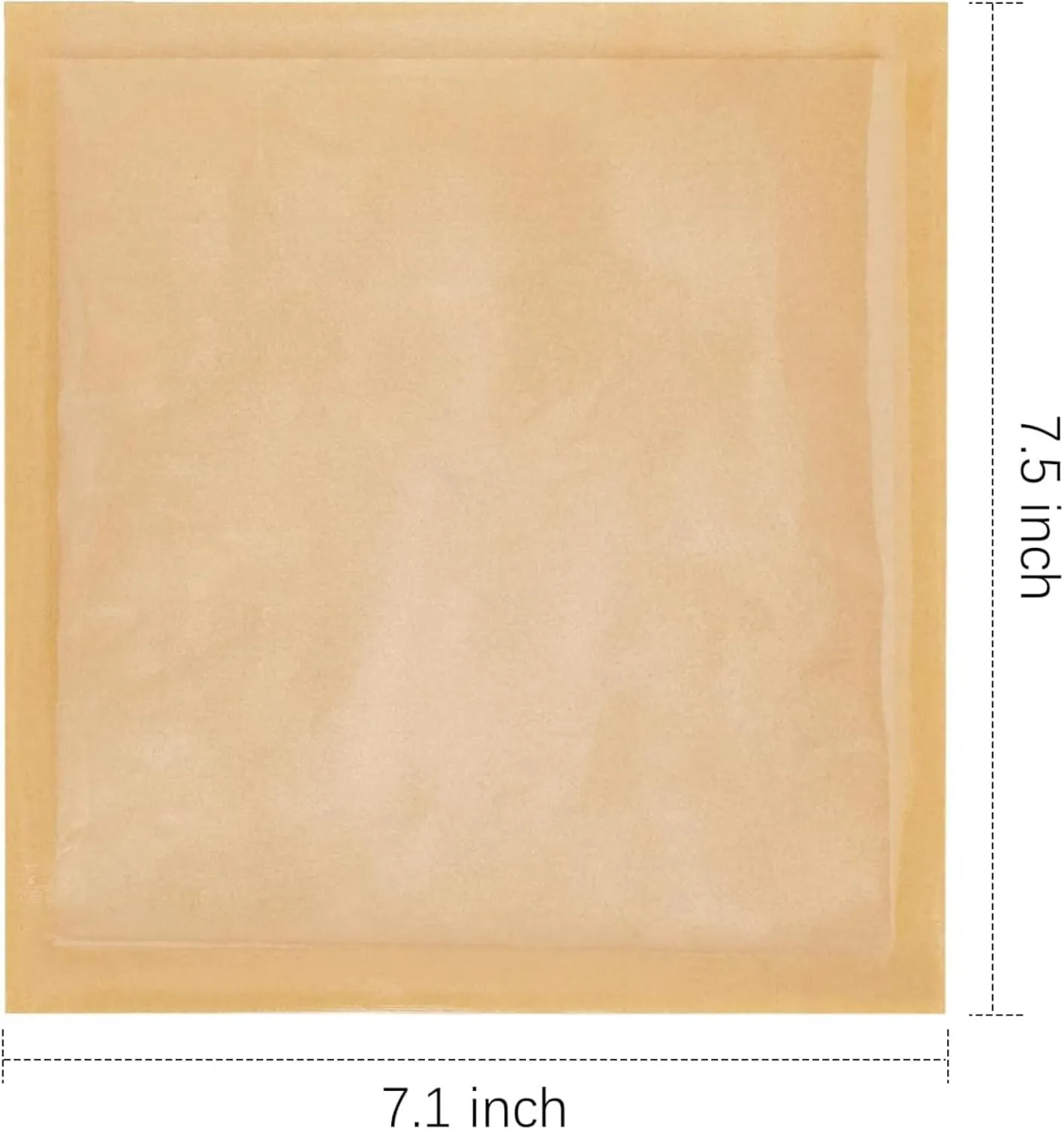 Ocmoiy 400ct Heat-Sealable Bakery Bags With Window for Cookies Packaging, 7.1x7.5 Inches Clear Front Paper Treat To Go, Grease-Resistant Egg Sandwich (400)