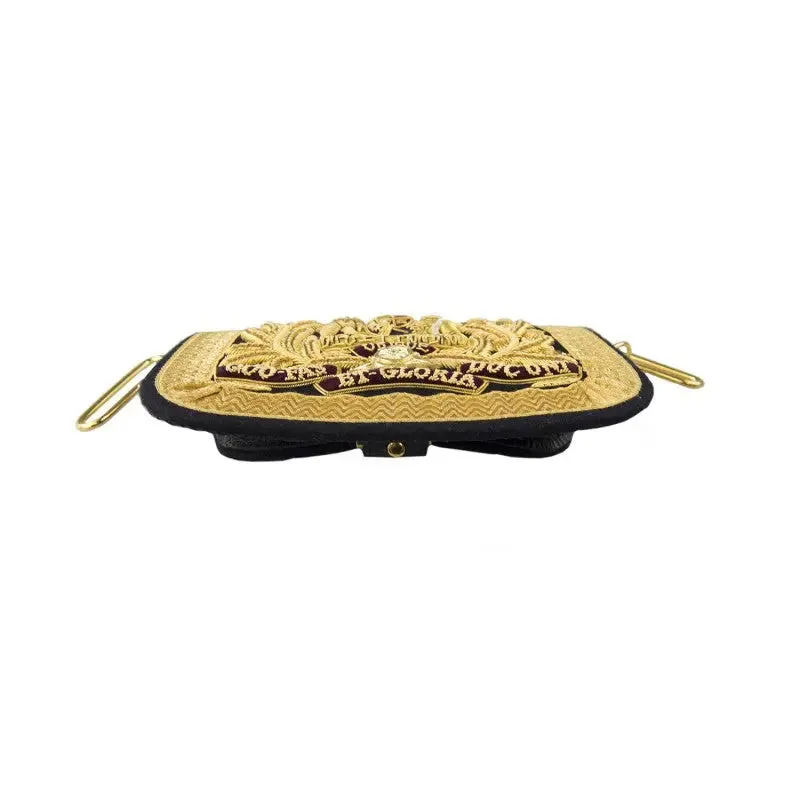 Officers Ornate Cross Belt Pouch Royal Horse Artillery British Army