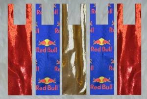OG Wings X Red Sparkle Shimmer X Gold Sparkle Shimmer Mane Bags Set of 5