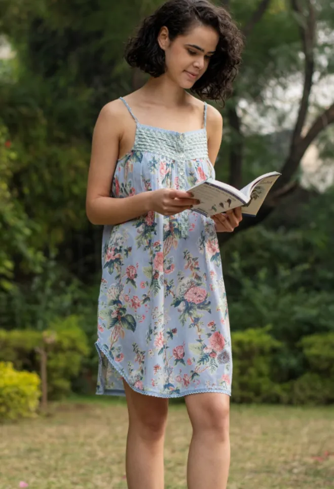 Olivia Nightdress - Chelsea Chambray