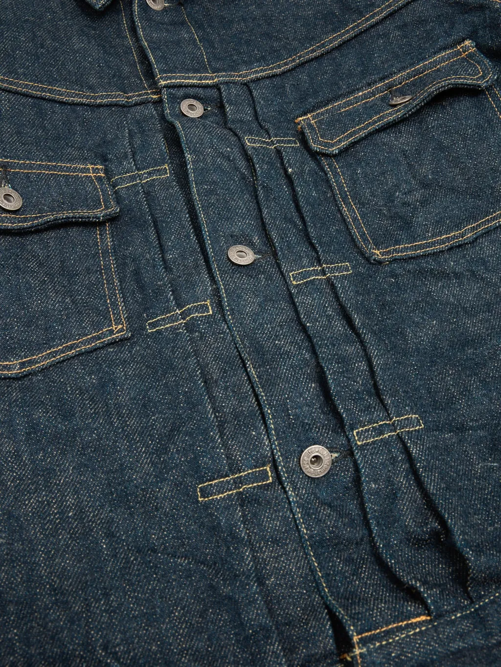 ONI Denim 02516PZR-BEG "Secret Denim Beige Weft" 20oz Type II Jacket