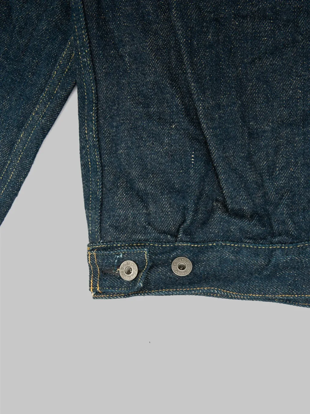 ONI Denim 02516PZR-BEG "Secret Denim Beige Weft" 20oz Type II Jacket