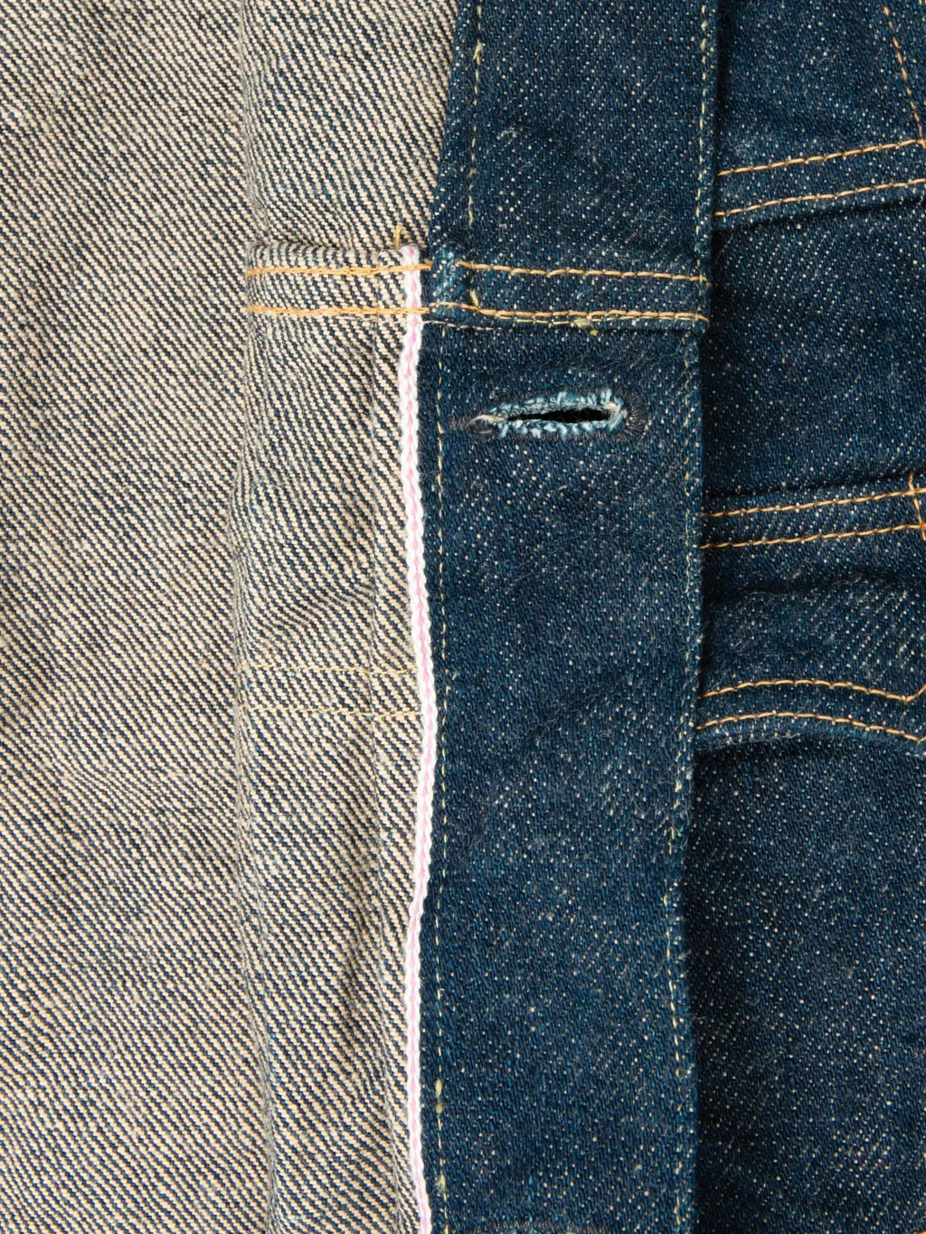 ONI Denim 02516PZR-BEG "Secret Denim Beige Weft" 20oz Type II Jacket