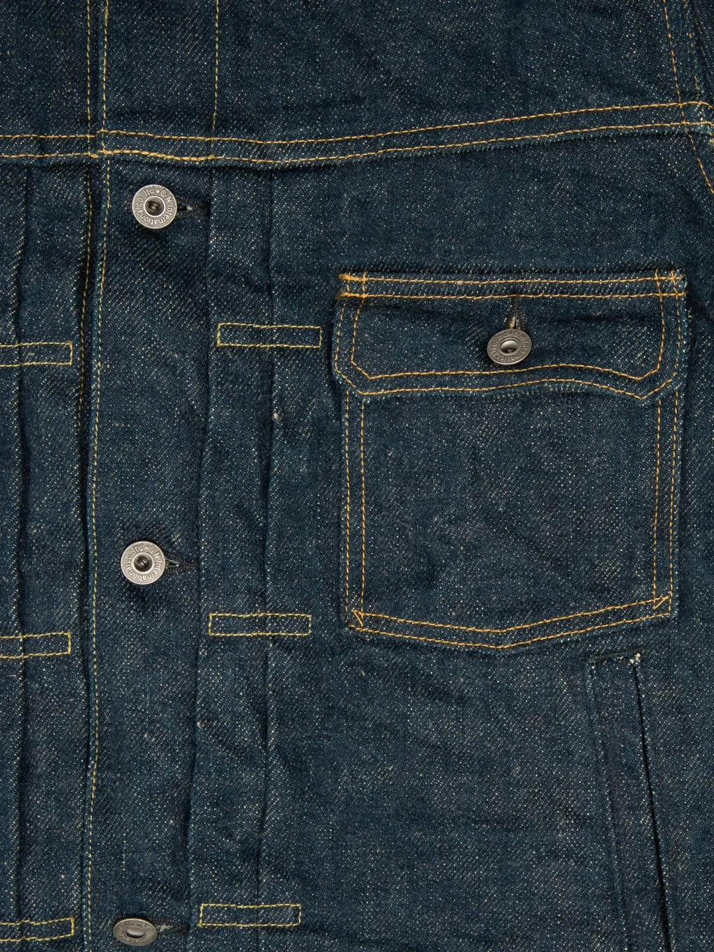 ONI Denim 02516PZR-BEG "Secret Denim Beige Weft" 20oz Type II Jacket