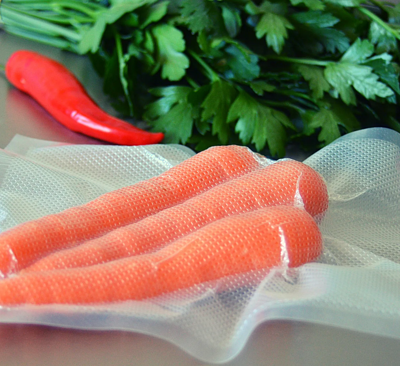 Pac Food Embossed Micro Channel Vacuum Sealer Bags (15cm x 20cm - 100 Bags)