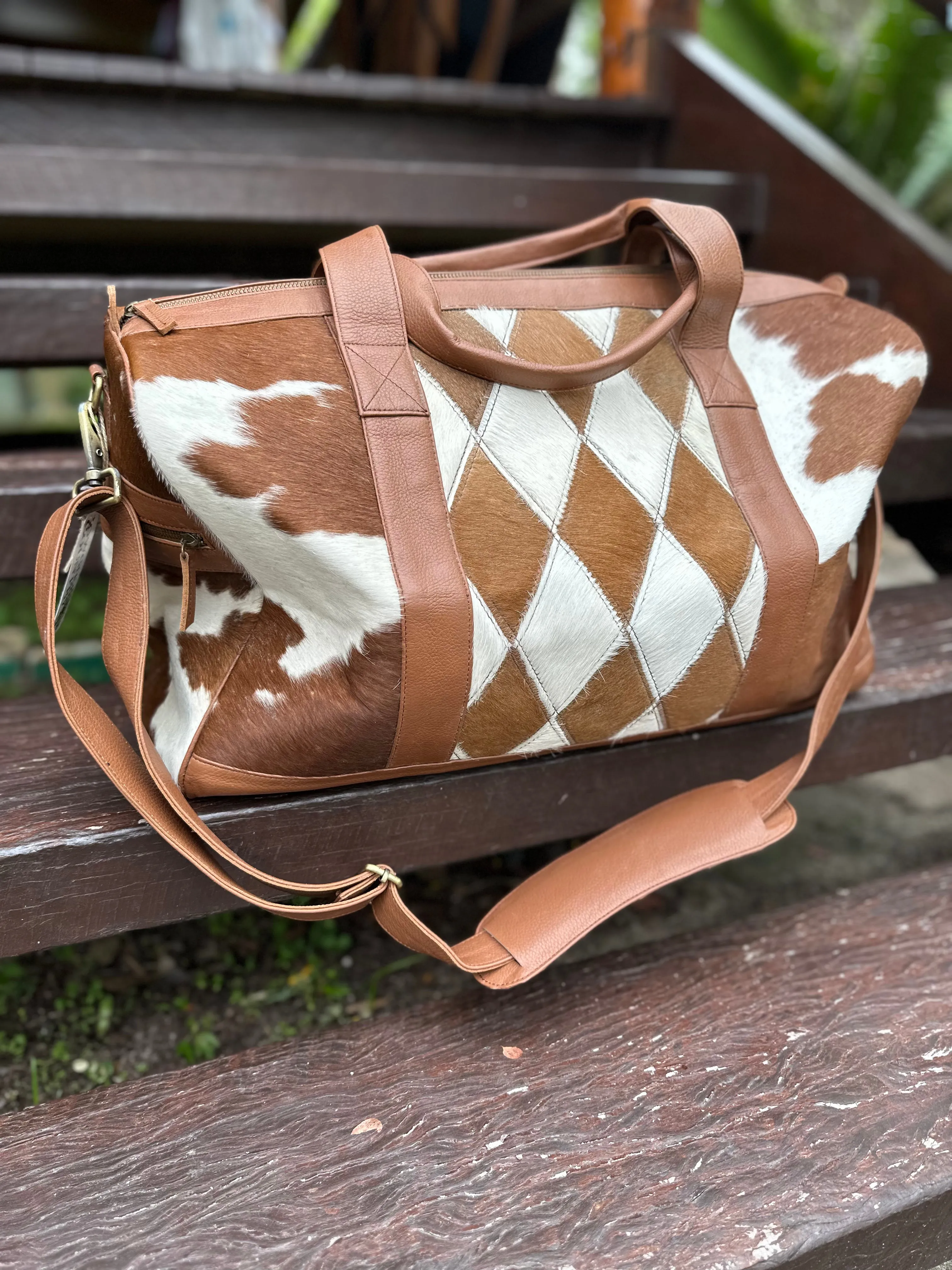Patchwork Duffel Bag