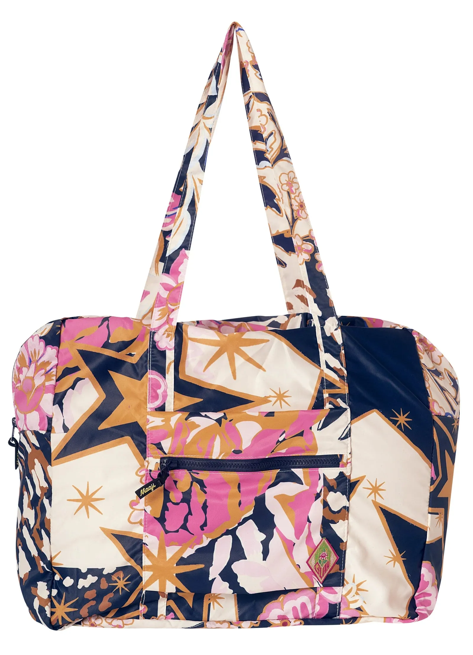 PATCHWORK ROSE PASION TOTE BAG