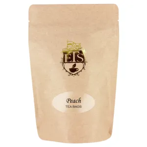 Peach Flavored Black Tea - Tea Bags